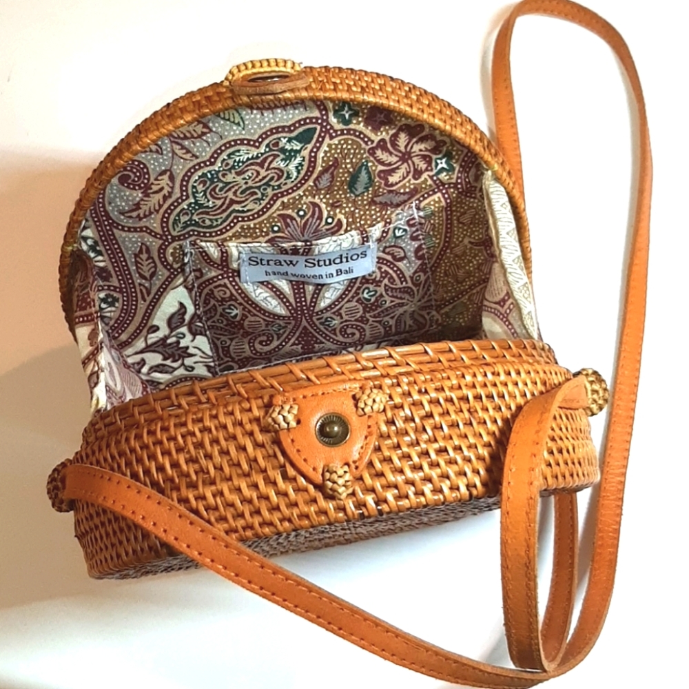 BOHO RATTAN SHOULDER BAG - Picture 4 of 8